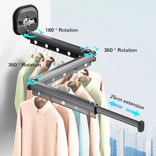 Retractable Clothes Drying Rack